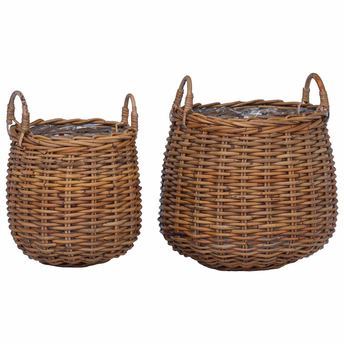 Blumentopf Körbchen Mit Speicher 2 Pcs Lacak Rattan