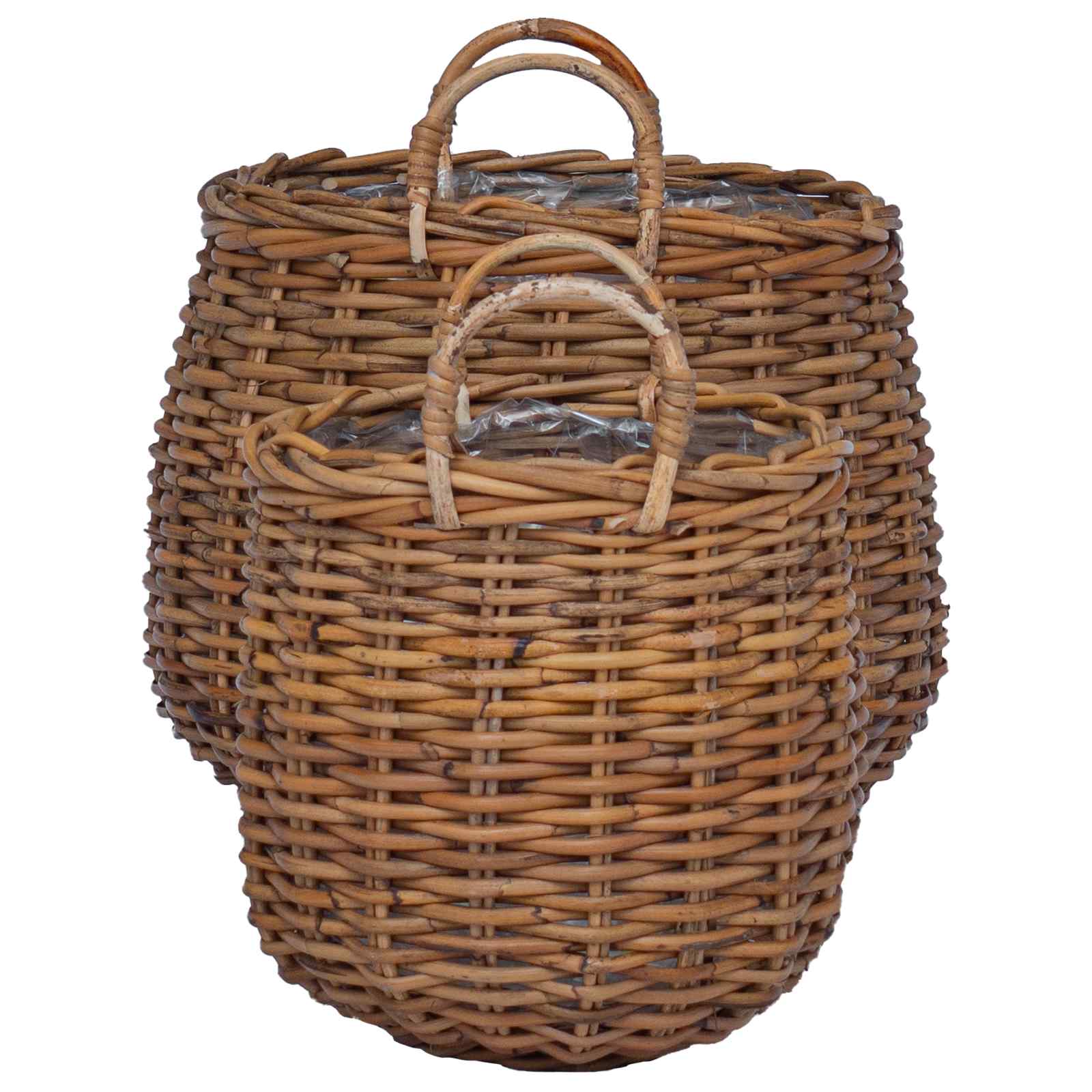 Blumentopf Körbchen Mit Speicher 2 Pcs Lacak Rattan