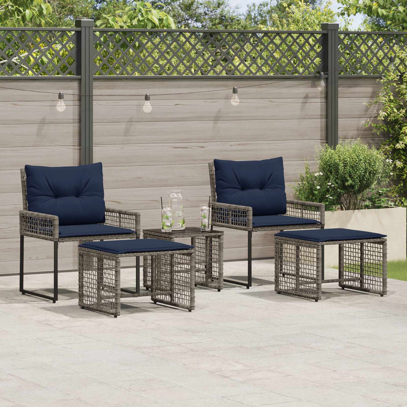 Gartenmöbel Set Mit Kissen 5 Pcs