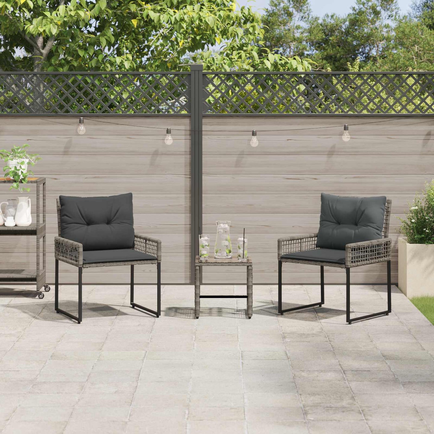 Gartenmöbel Set Mit Kissen 5 Pcs