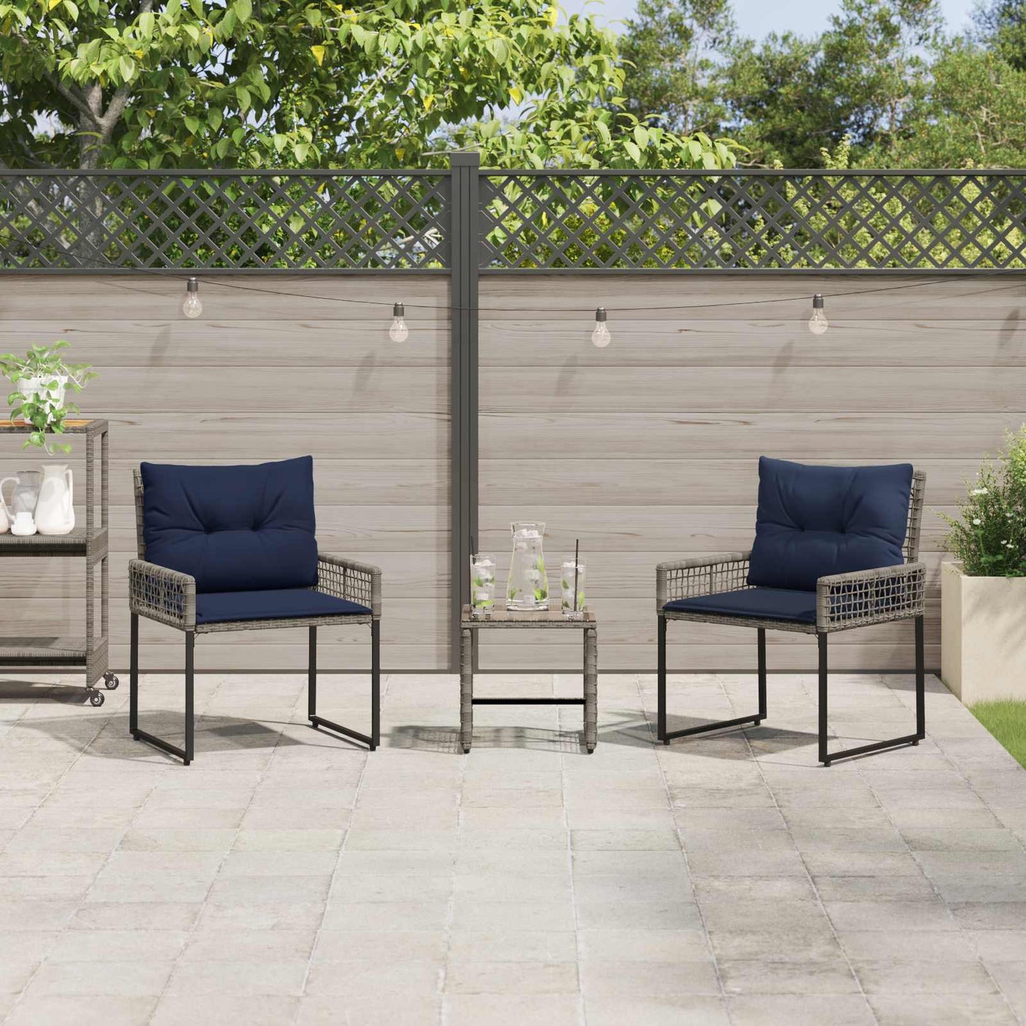 Gartenmöbel Set Mit Kissen 5 Pcs
