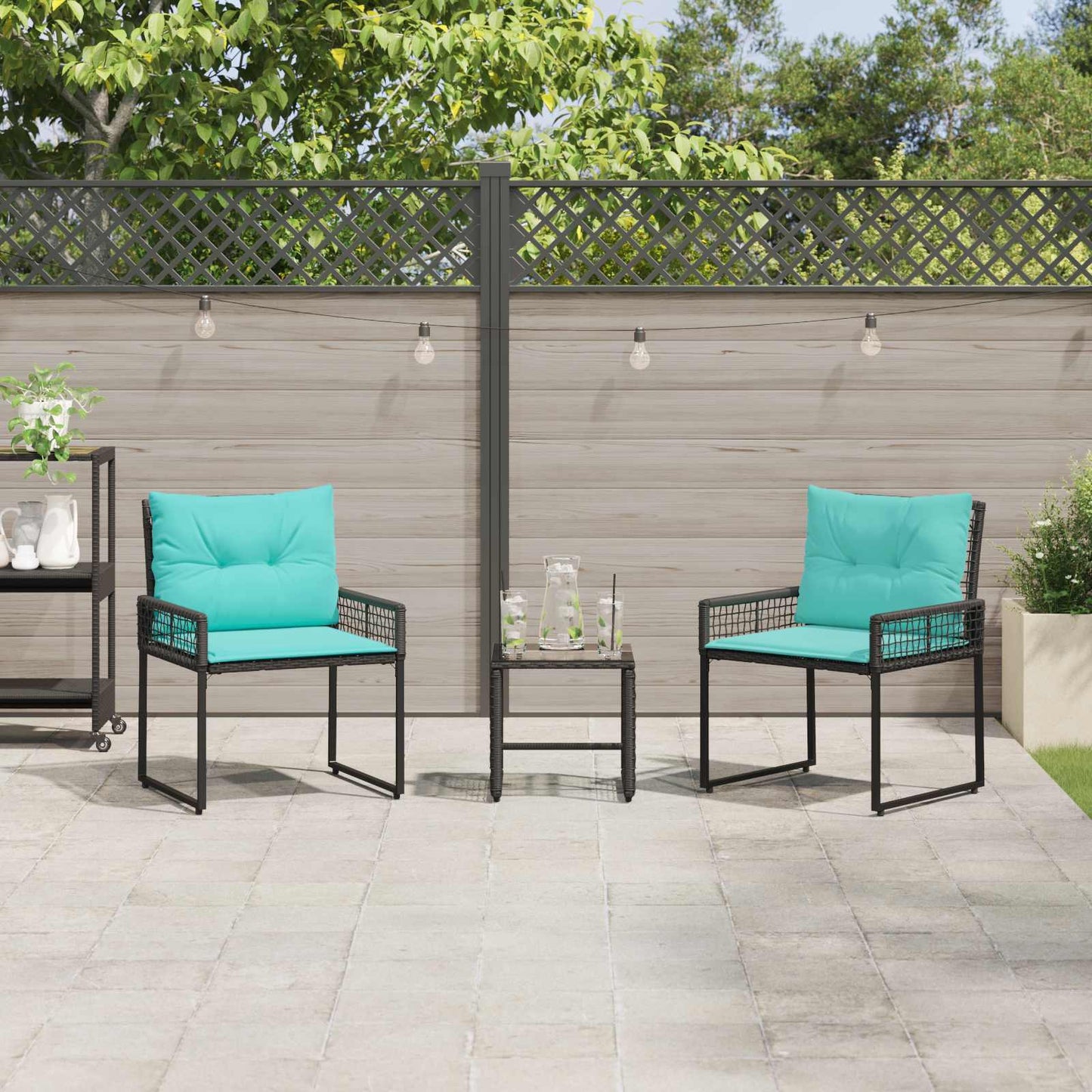 Gartenmöbel Set Mit Kissen 5 Pcs