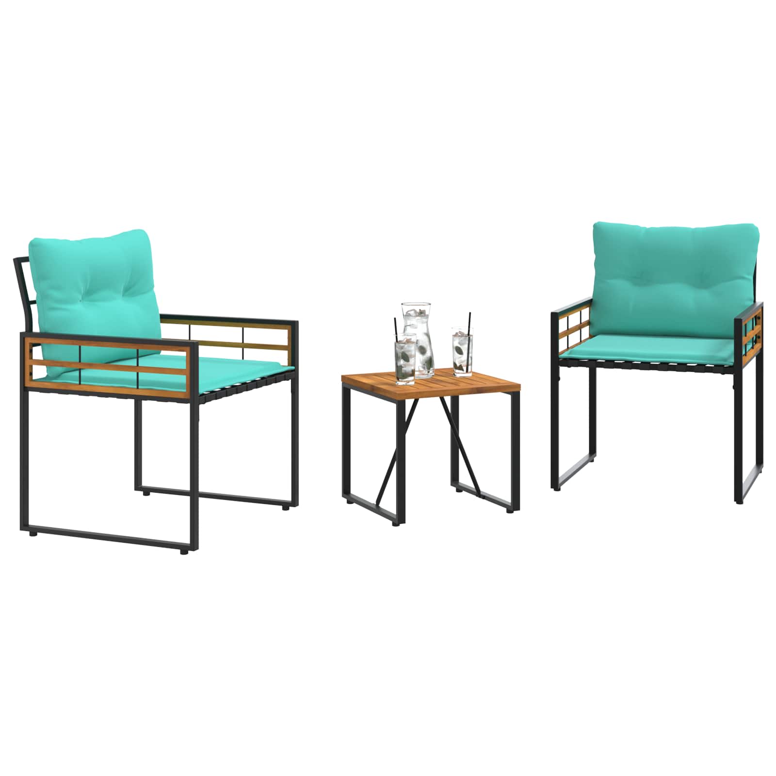 Gartenmöbel Set Mit Kissen 3 Pcs