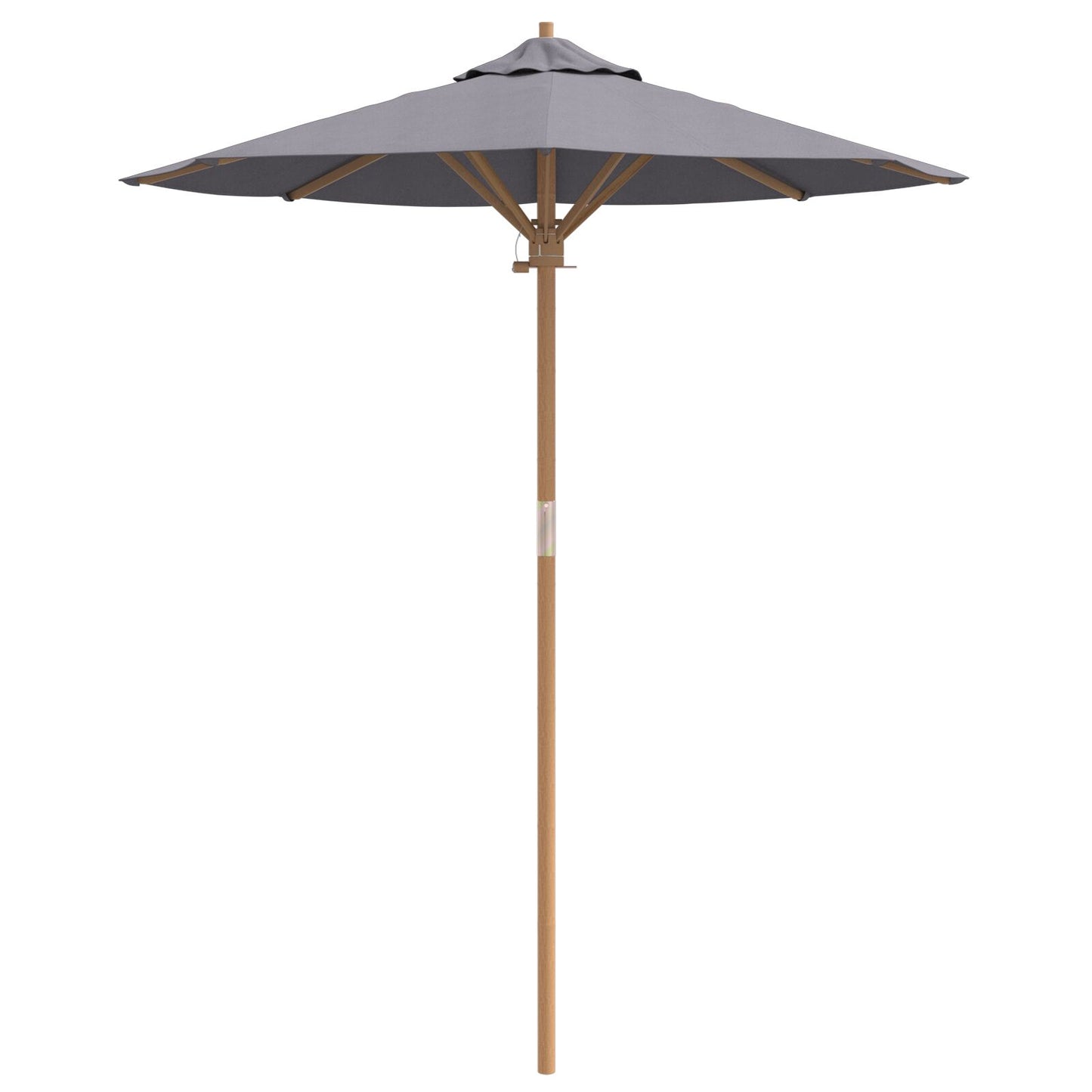 Garten-Sonnenschirm 180X230 Cm Aus Bambus