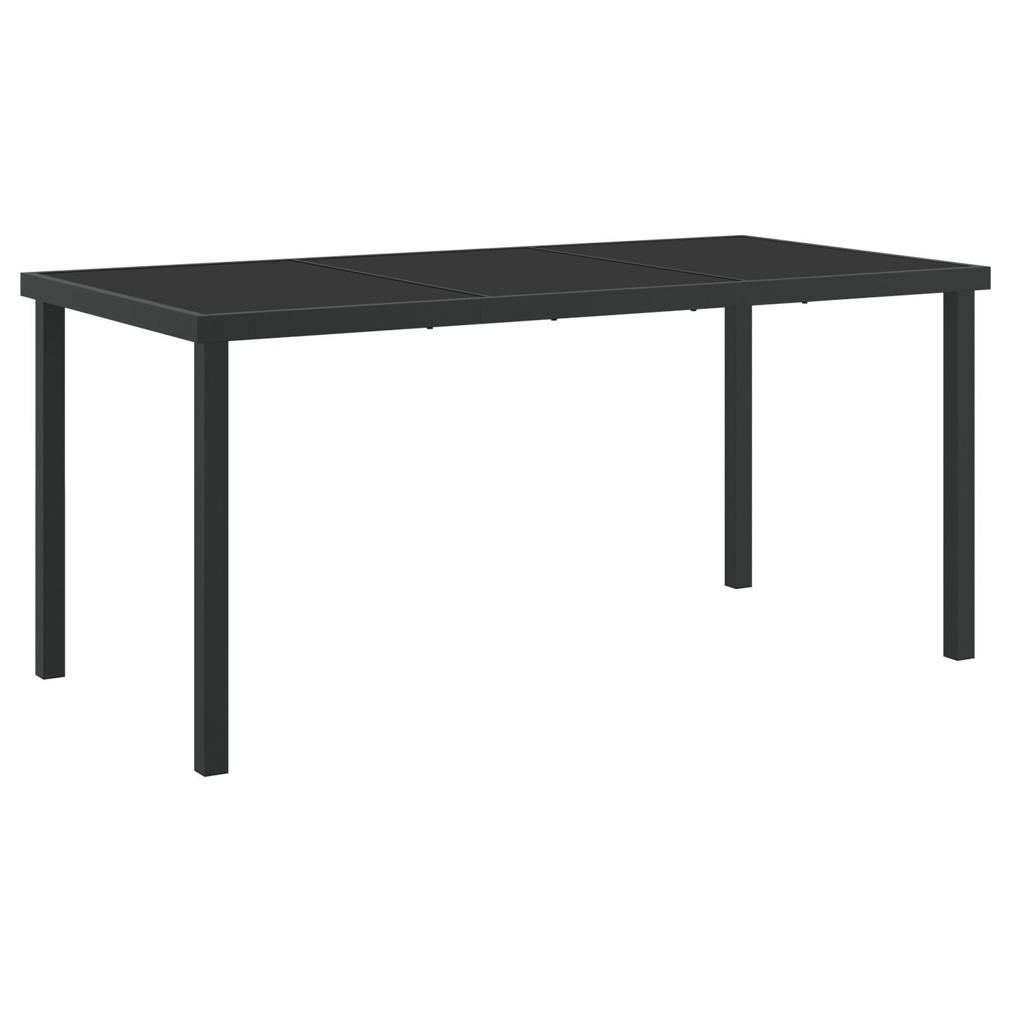 5-Teiliges Garten Essset Grau Poly Rattan