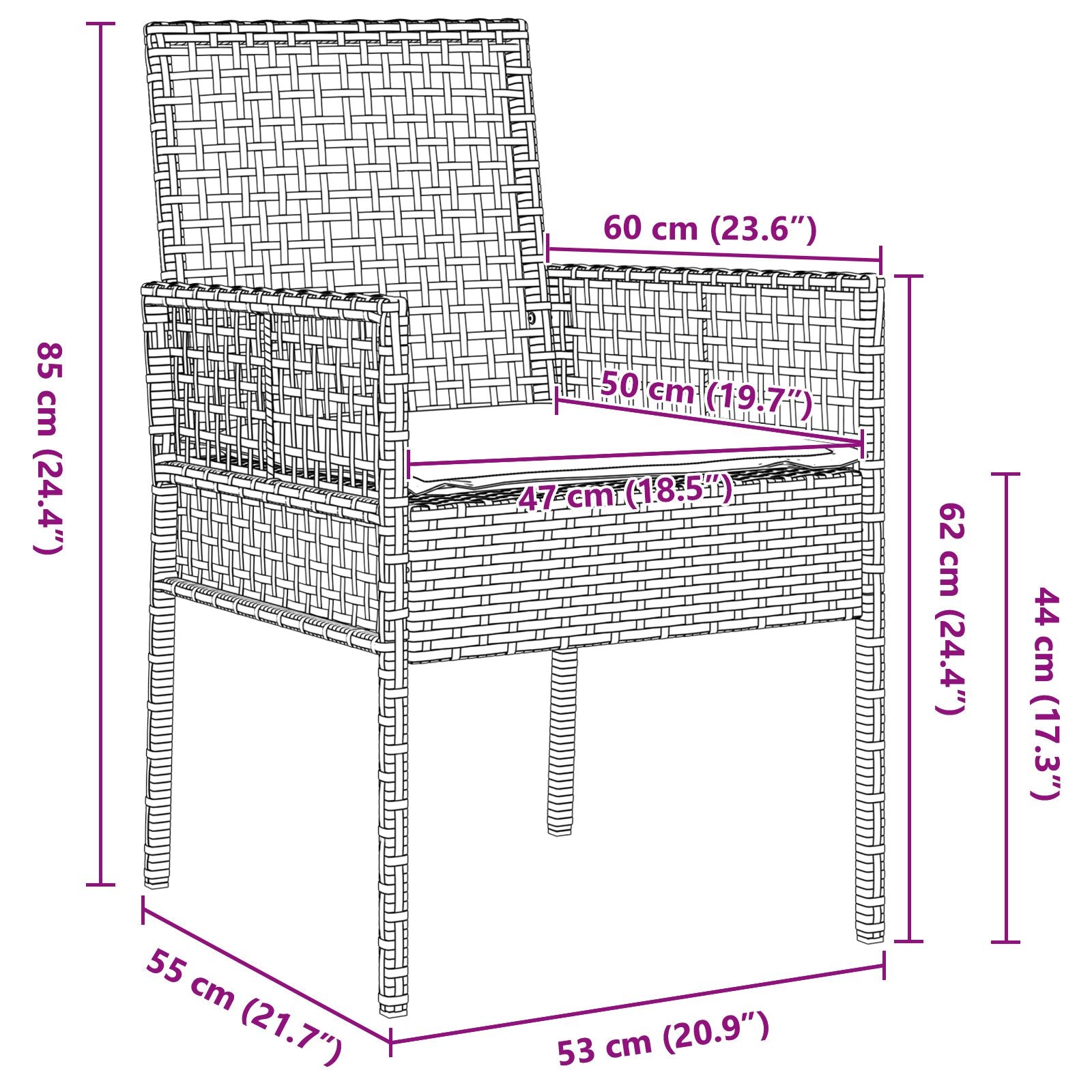 9-Teiliges Garten-Esszimmer-Set Mit Kissen Beige Poly-Rattan