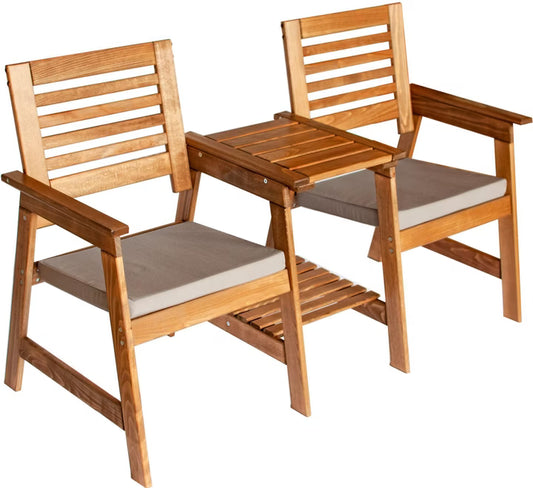 Innovesta Balkonset Duoset, Braun, 2 Sitzplätze